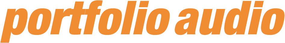 portfolio audio logo
